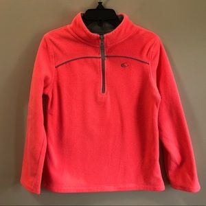Carter’s Peach Colored 1/2-Zip Fleece Pullover